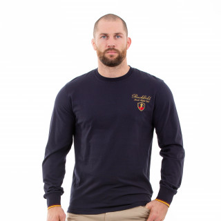 T-shirt marine manches longues french rugby club homme