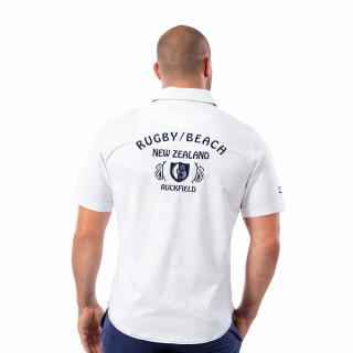 Chemise blanche beach rugby