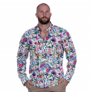 Chemise blanche manches longues Ruckfield Tropical