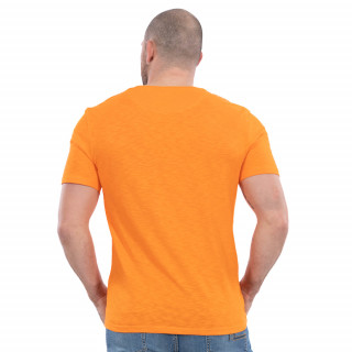 T-shirt Ruckfield orange à manches courtes Flowers of Rugby